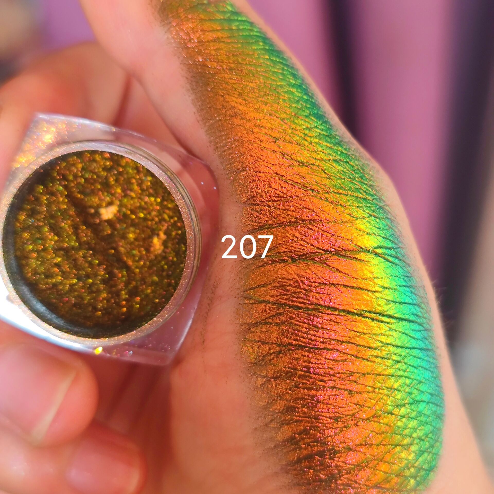 批发新品高彩度高光光学变色龙粉 MultiChrome Pigment 1g