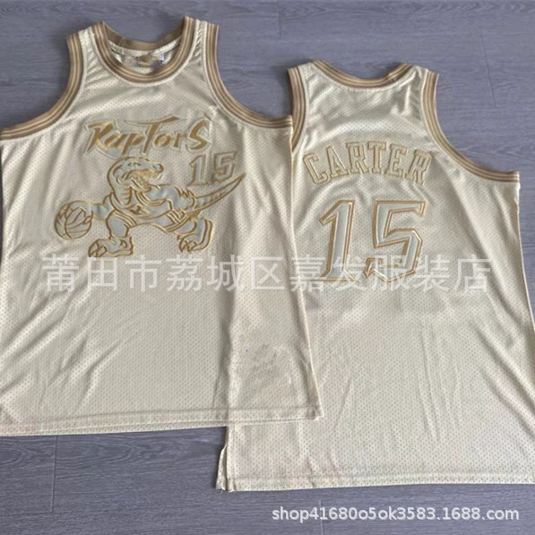 外贸货源 密绣篮球球衣 魔术麦迪哈达威奥尼尔猛龙卡特复古篮球服