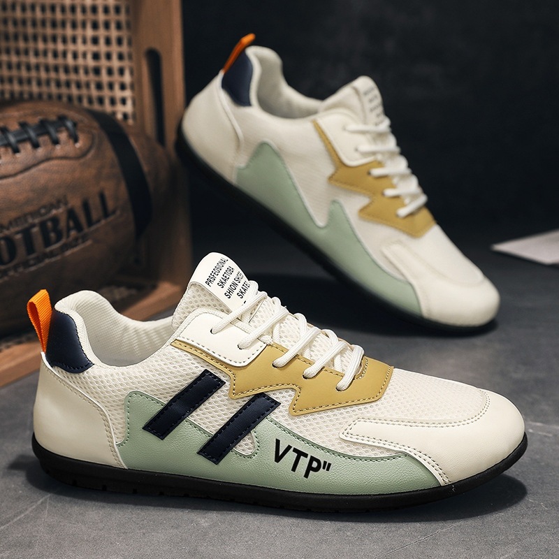 Zapatos de hombre verano 2025 nuevos zapatos deportivos transpirables con suela suave tendencia ligera versátil zapatos deportivos individuales
