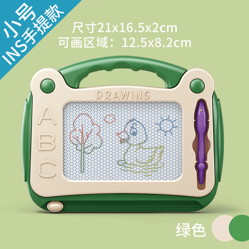 Tablero de dibujo para niños Mesa de tablero de dibujo de pintura de bebé magnético Tablero de escritura de color para bebés Tablero de graffiti magnético Limpiable para el hogar al por mayor