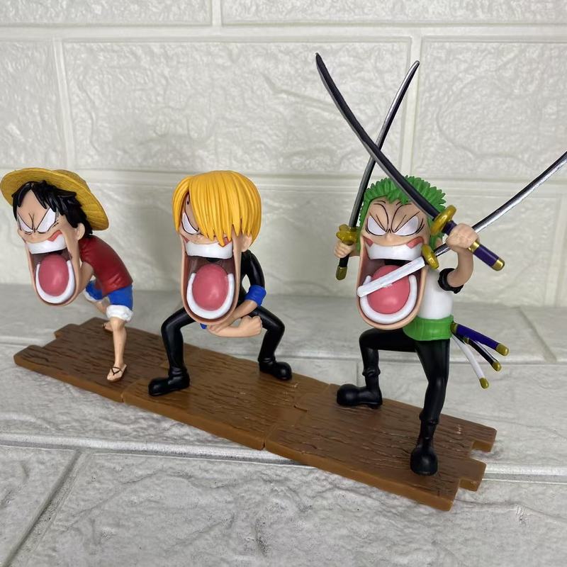 ワンピース ハンギングゾロ ルー船長 アニメモデル 車載デスクトップ フィギュア 装飾品 即日発送 ホットセール|undefined