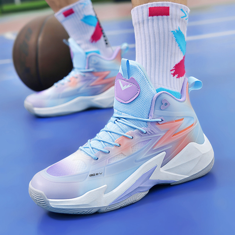 Otoño nuevos zapatos de baloncesto de malla hombre bajo zapatos de entrenamiento de entrenamiento para estudiantes juveniles zapatos de entrenamiento indoor y outdoor
