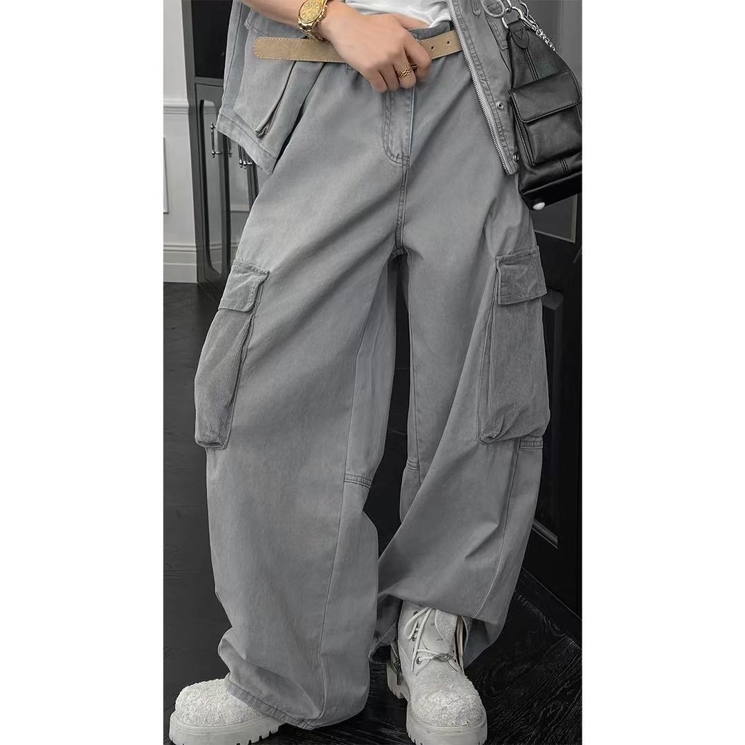Linen gray pants