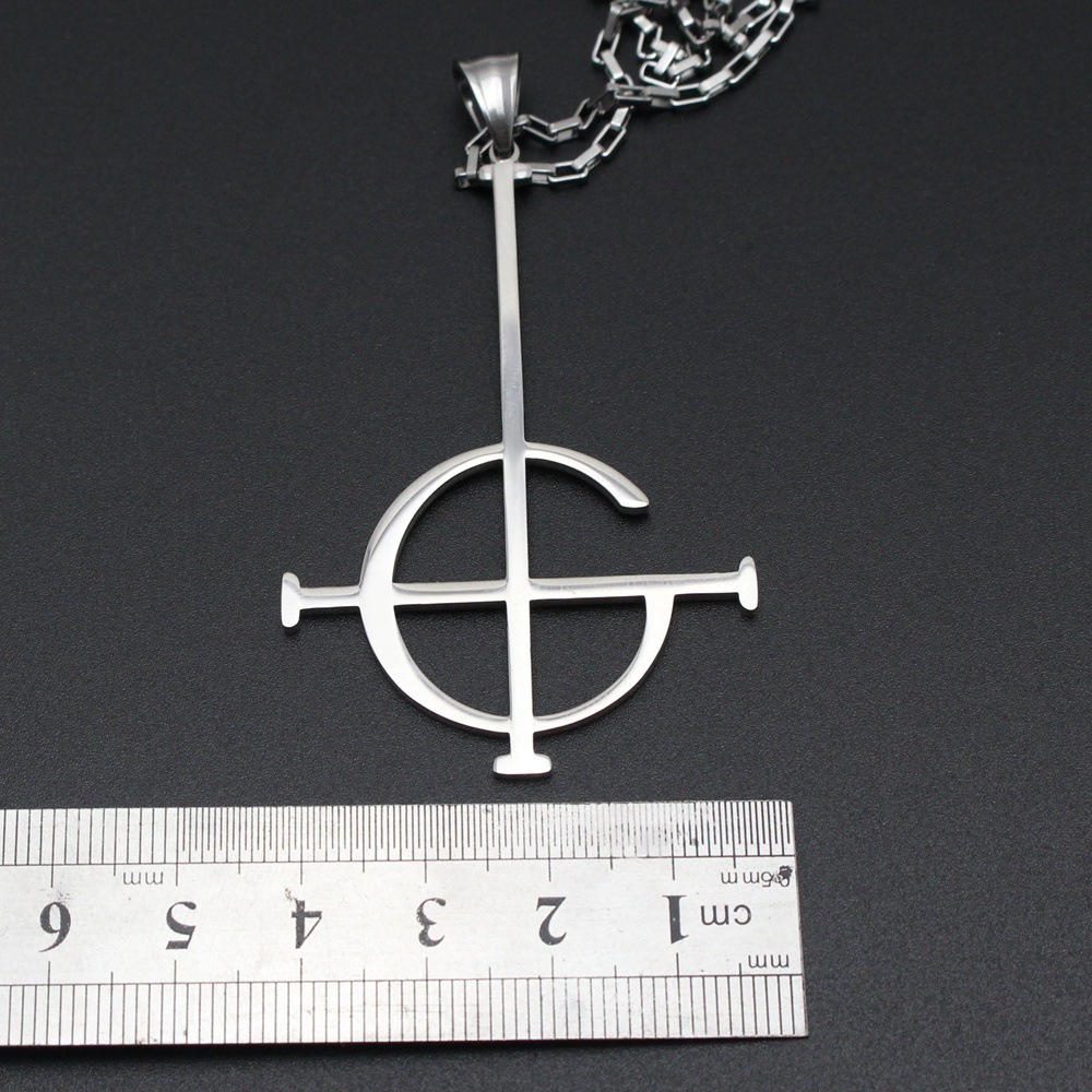 Collana con ciondolo a forma di stella punk alla moda in acciaio inossidabile_voghion.com