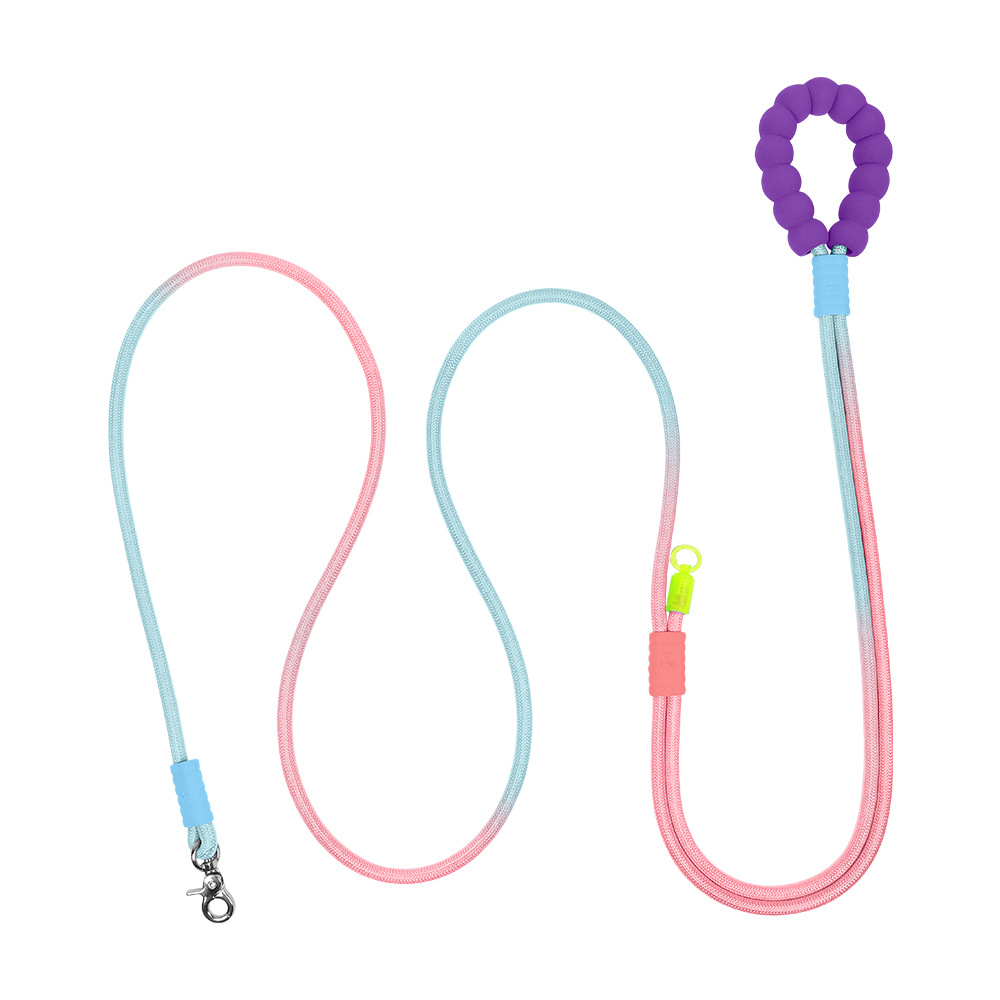 Cuerdas de tracción para perros de color fantasma de cintura de espuma de nubes de agarre de cuerda de grado de roca para caminar con cuerda de perro