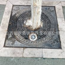 源头厂家生产实心铸铁树篦子树穴盖板市政园林树坑绿化铸铁树围子