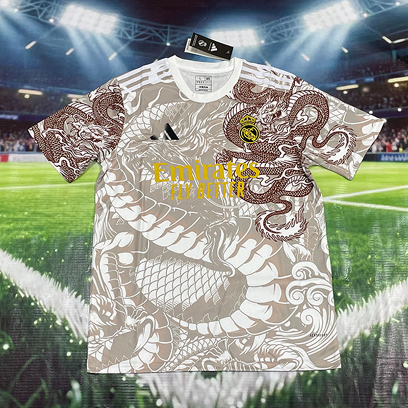 Nuevo Real Madrid Real Madrid Camiseta de fútbol local y visitante Camiseta Edición para fanáticos Edición especial personalizada Venta al por mayor transfronteriza