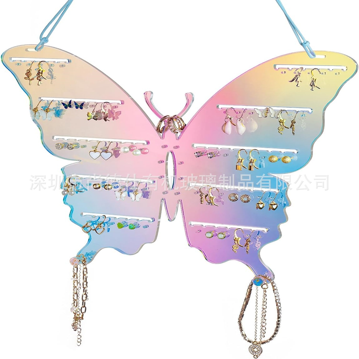 炫彩蝴蝶壁挂架