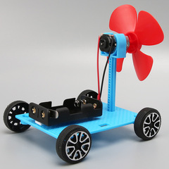 Tech Small Craft DIY Air-Powered Car for Young Students' Cognitive Science Educational Toy Assembly Material Kit