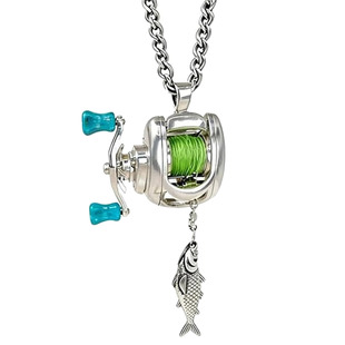 �羳���R�d��ƷMini fishing reel necklace����O��݆�朵���