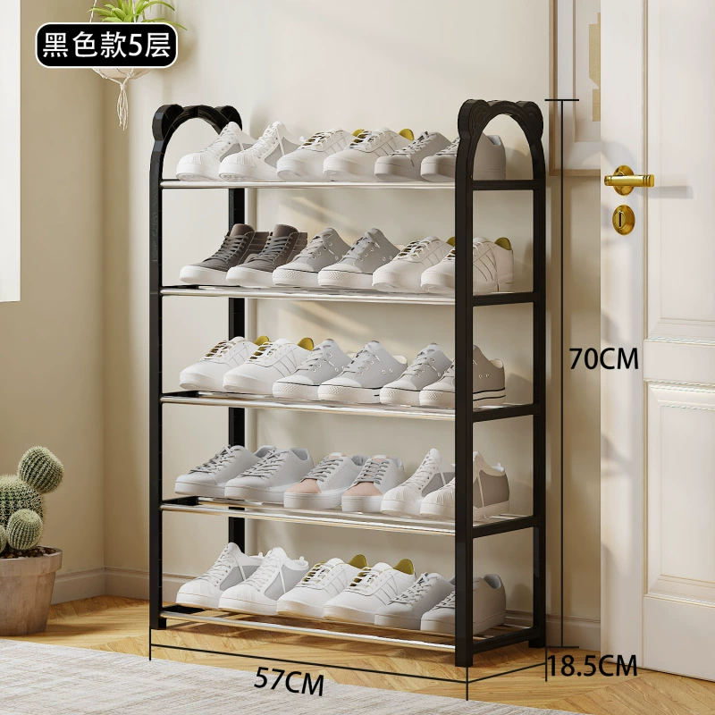 Simple shoe rack assembly multi-layer household shoe cabinet rental space-saving multi-functional shelf