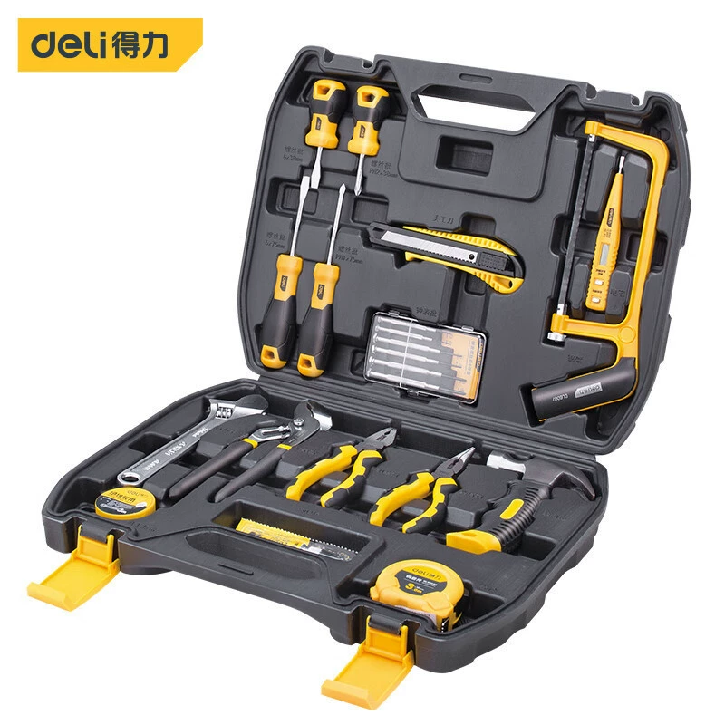 Комплект для комплексного обслуживания Deli из 21 предмета (черный) Набор DL1021