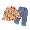 Shirt for boys, autumn set, children's clothing, wholesale, 1-2-3-4 years, long sleeve