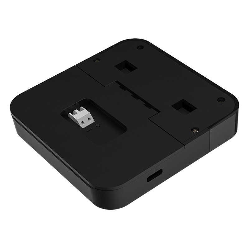 NEO graffiti WiFi inteligente de temperatura y humedad pantalla de color termostato infrarrojo termostato de aire acondicionado pantalla de visualización termostato-Negro