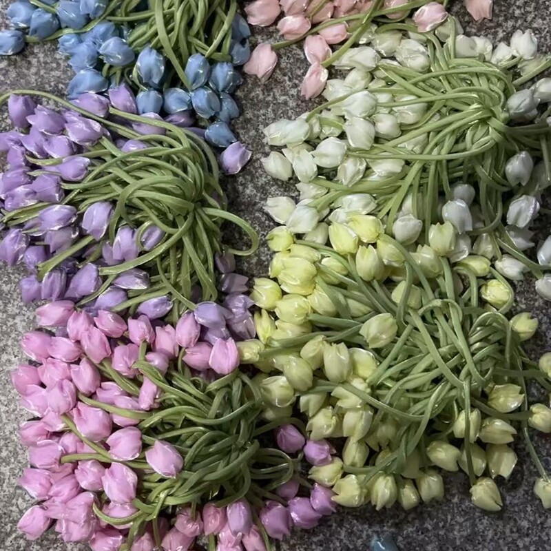 韩系花苞郁金香花朵饰品配件窗帘装饰diy母亲节花朵蛋糕饰品辅料|undefined