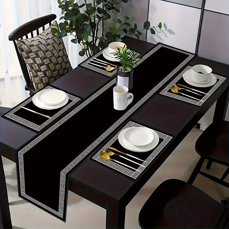 Nuevo conjunto de toallas de mesa transfronterizas de Navidad decoración de mesa Bandera de mesa Bandera de mesa Amazon 2026
