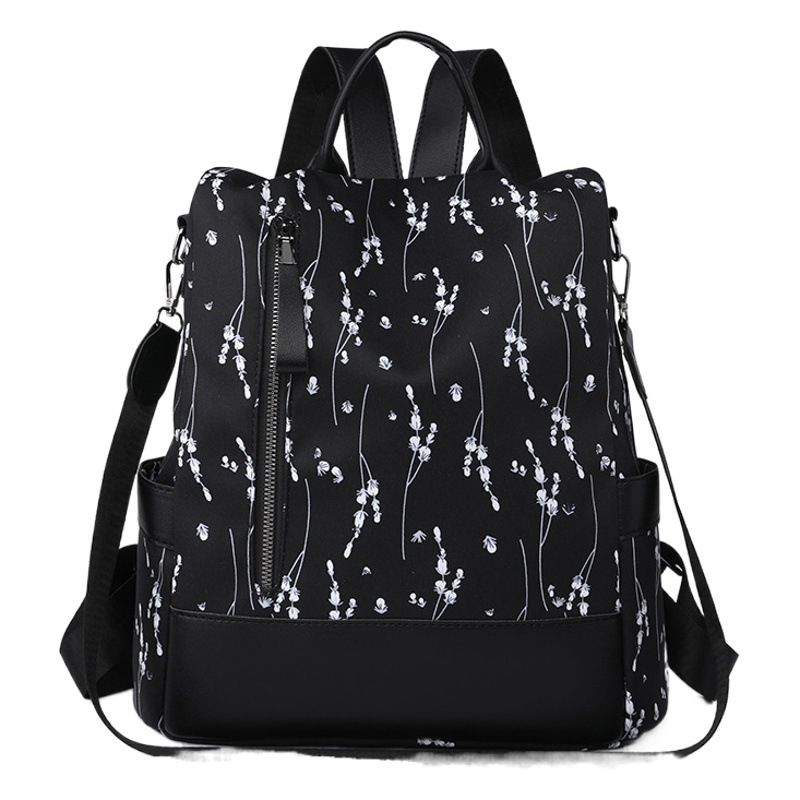 Mochila de alta gama para mujer, mochila ligera informal de tela Oxford de gran capacidad, mochila para ir al trabajo, bolso de mujer 2024