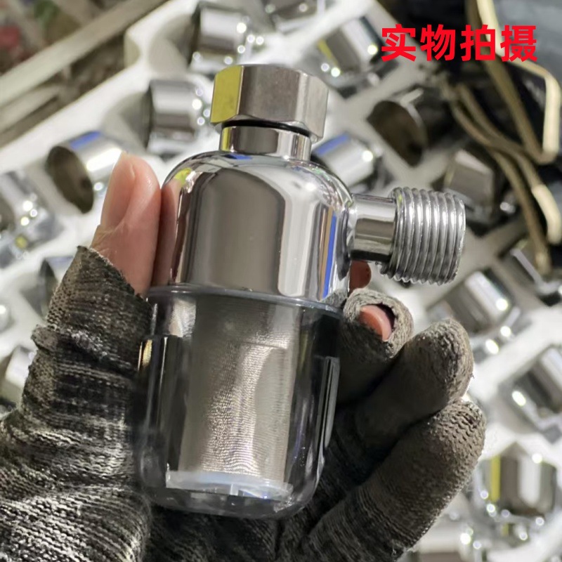 Water heater pre-filter, non-replaceable filter element, water filter, shower head, washing machine, water purifier, toilet scale inhibitor filter full figure