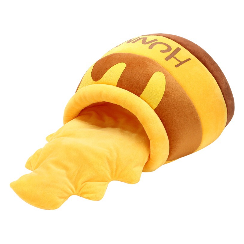 Internet celebridad miel olla gato nido lindo Otoño e Invierno sueño profundo nido mascota dentro de cojín grueso perro nido dibujos animados otoño e invierno cálido