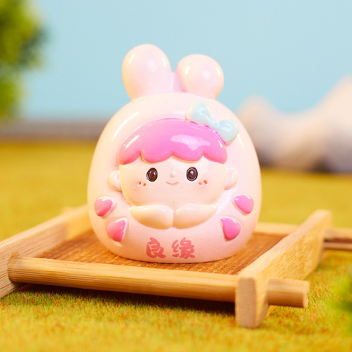 Creative Cartoon Animal Party Blind Box Doll Resin Cartoon Figure Doll Ornament Boy's Best Friend Birthday Gift