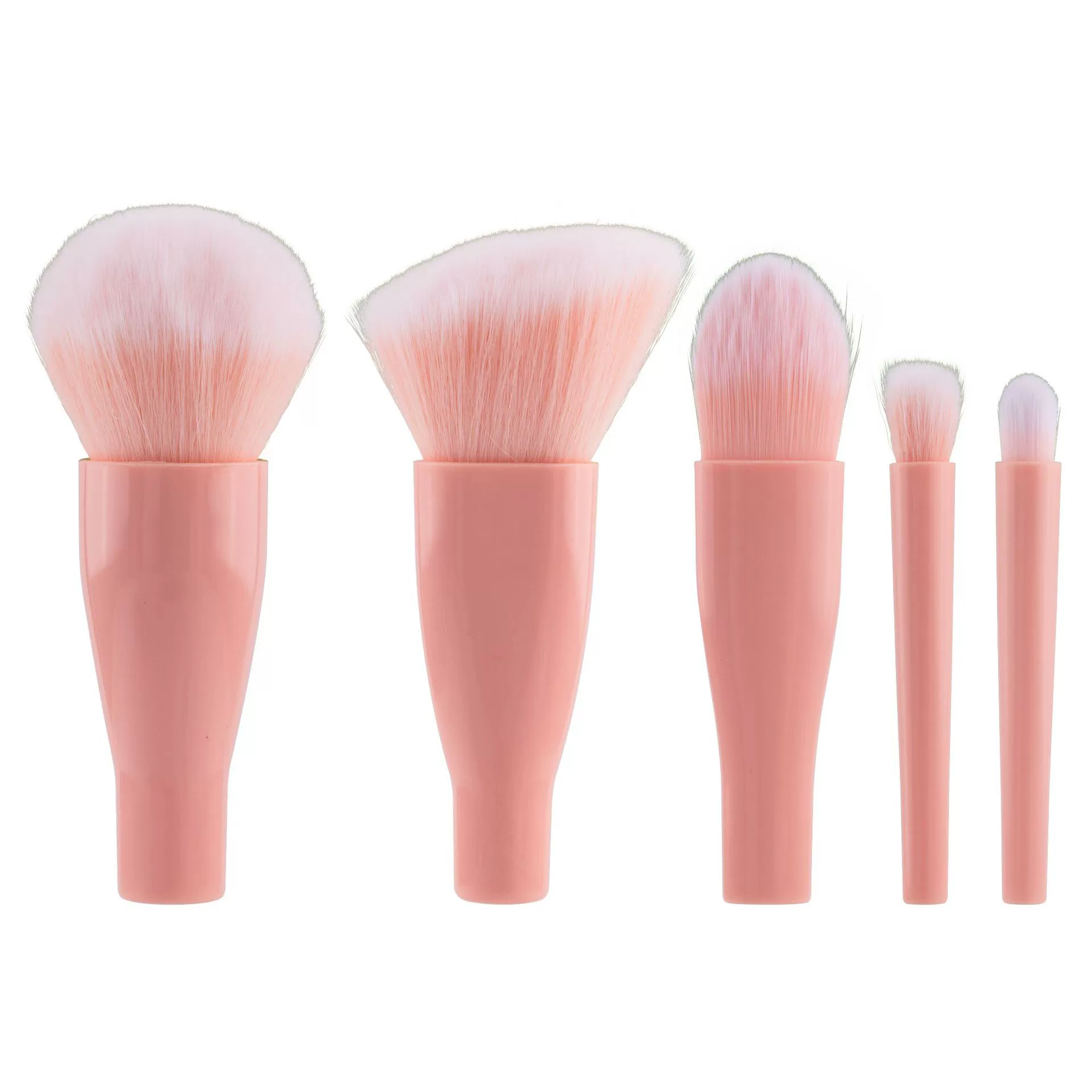 韵彩坊 Fuchsia nylon handle, handheld brush, factory direct supply
