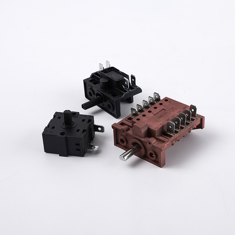 旋转开关五档旋转开关 万能转换开关烤箱烤炉旋转电源开关