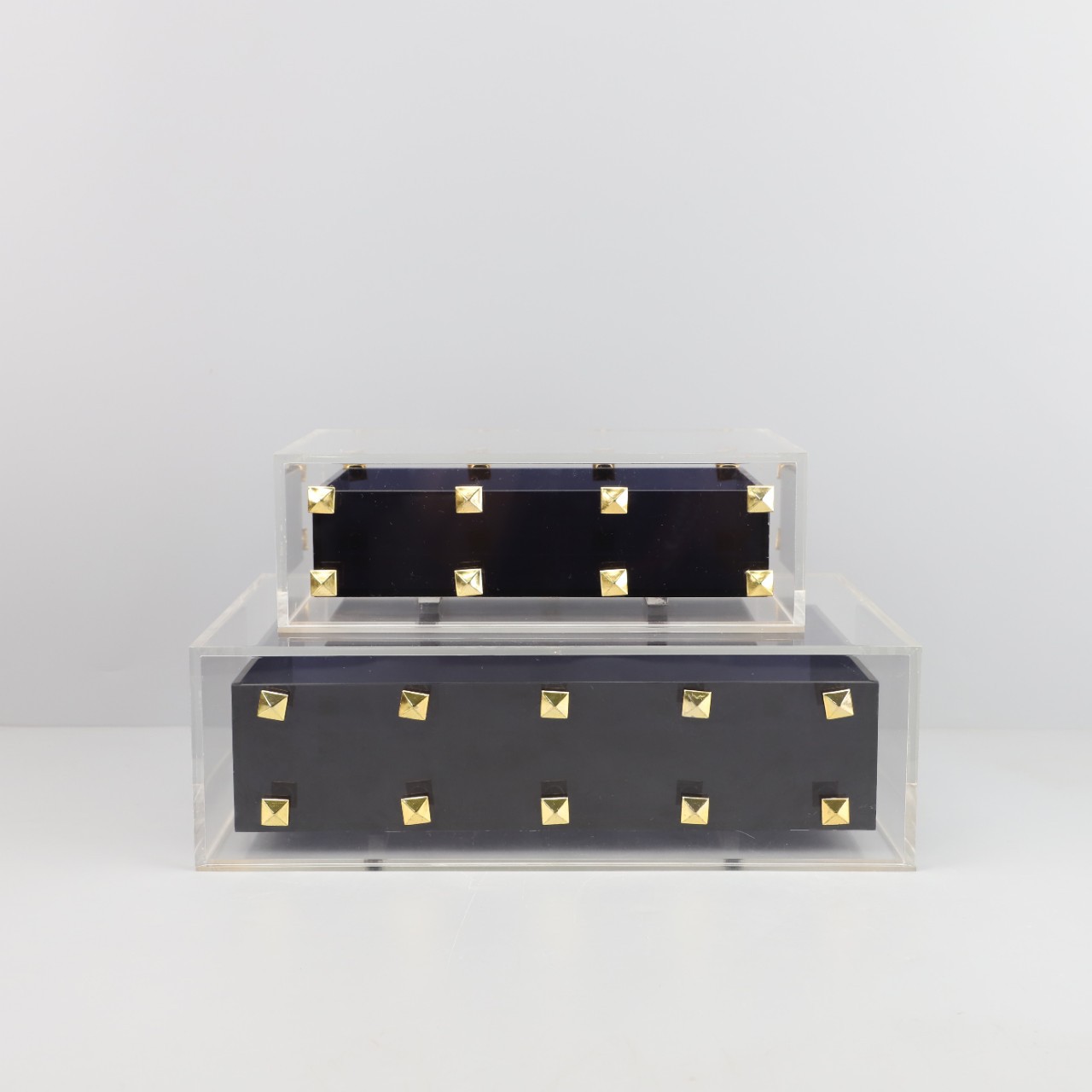 Modern creative acrylic storage system for living room