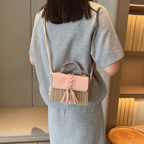 Bags for women spring new trend small square bag niche portable beach bag casual fashion simple crossbody bag