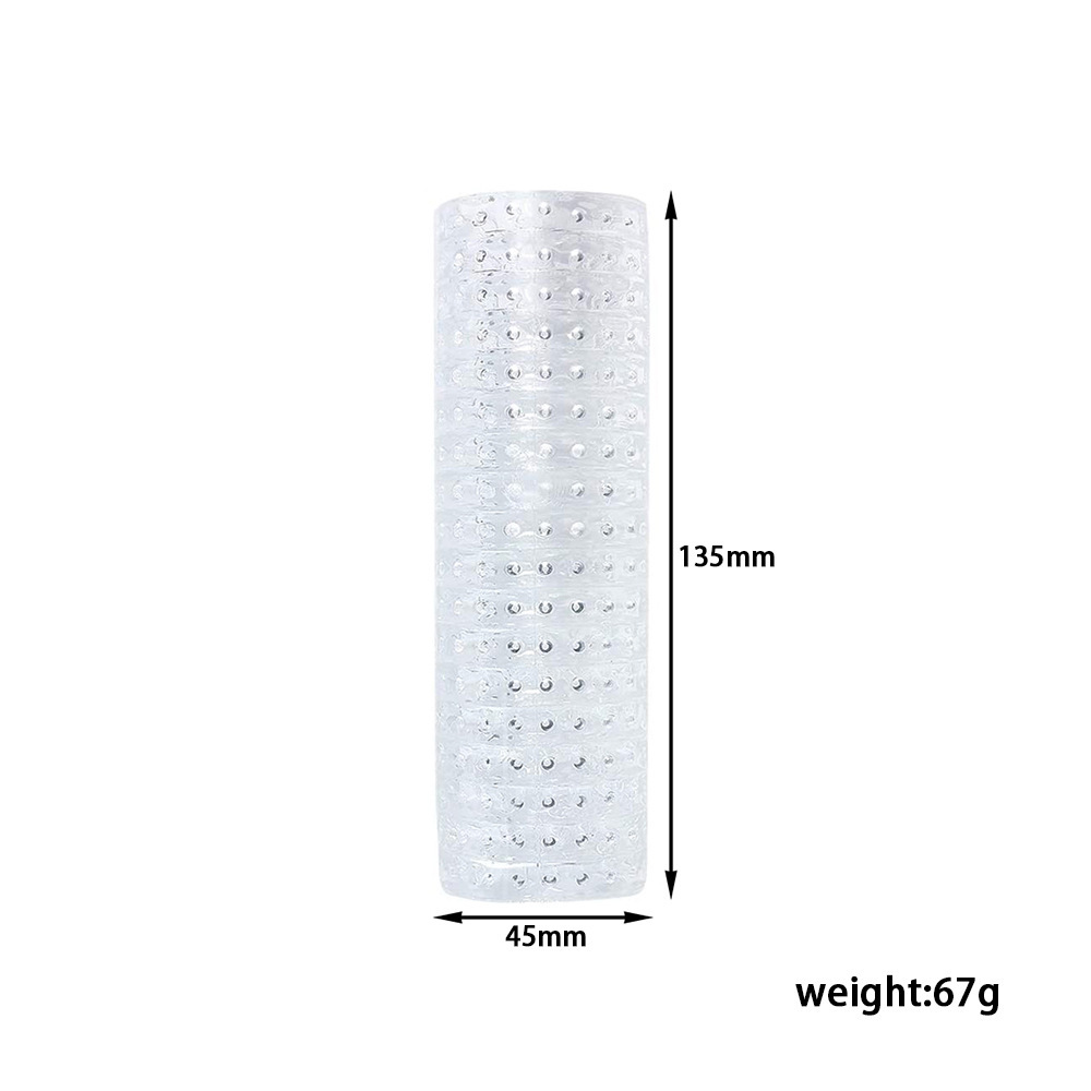 Soft Rubber Airplane Cup Male Masturbation Device Large Particles Easy To Clean Dual-Channel Trainer Adult Sex Toys_voghion.com