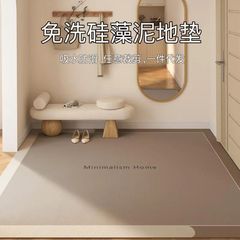 简约入户门免洗硅藻泥地垫玄关进门垫浴室吸水垫厕所耐脏防滑脚垫
