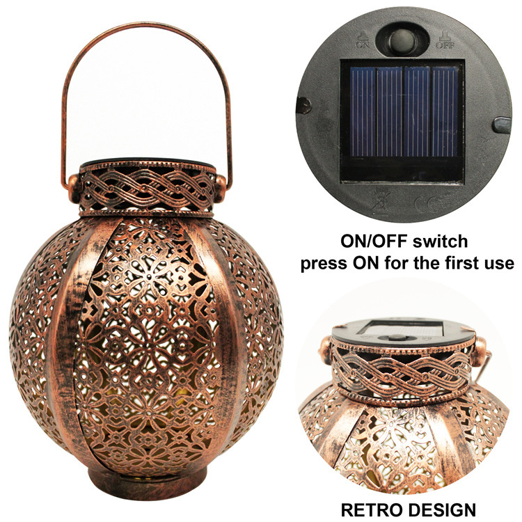 智贝主图_3跨境电商新款太阳能铁艺挂灯户外庭院灯防水别墅装