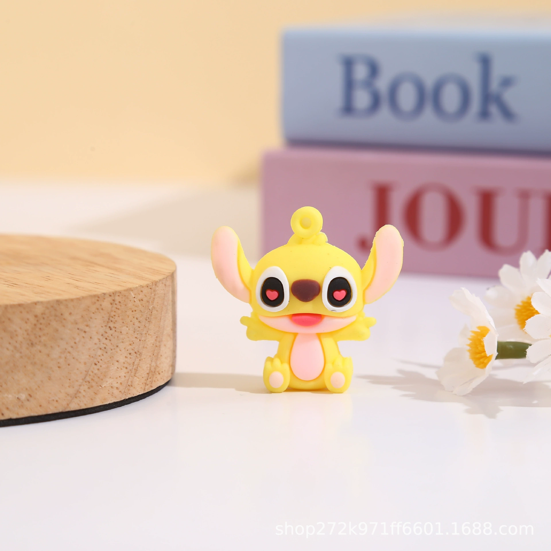 Брелок-подвеска Stitch, мягкий PVC, слепой бокс, отверстие для кольца