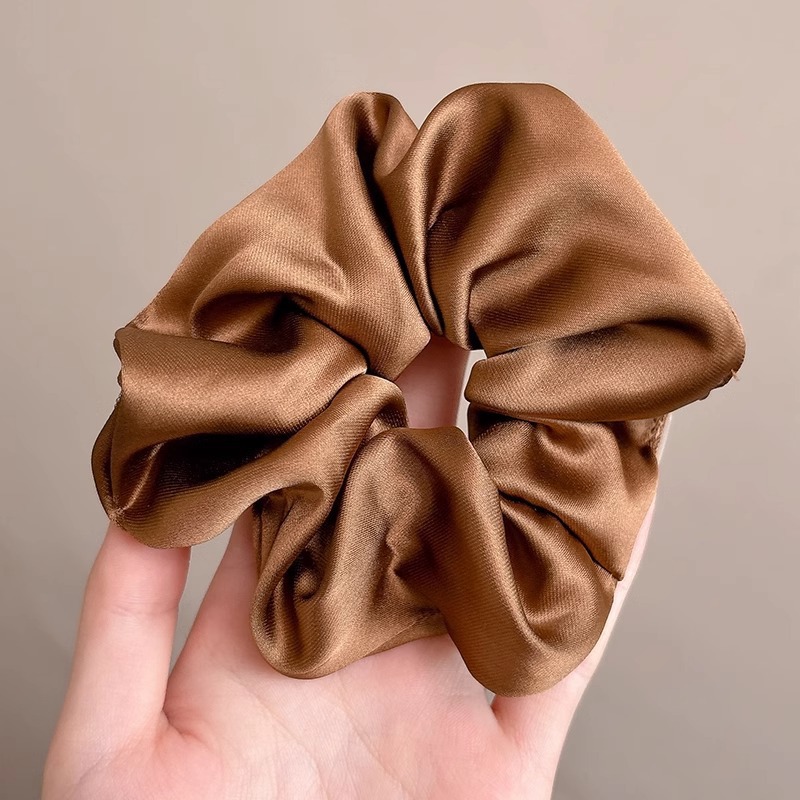 almohada de satén para dormir anillo de cabello de alto nivel coreano relleno de algodón cuerda de cabello bola de cabello