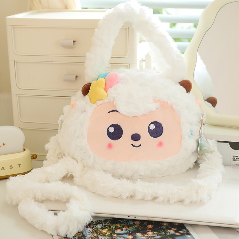 กระเป๋าสะพายข้าง Q น่ารัก---แพลเชนท์ โกท (กว้าง 24.5*สูง 19.5 ซม.) / ดูคำอธิบายสี