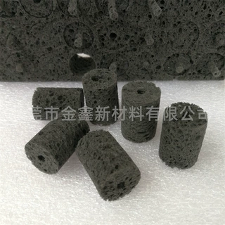 金鑫供应机器设备小孔去污吸油海绵 5*25mm 黑色吸油海绵柱子厂家