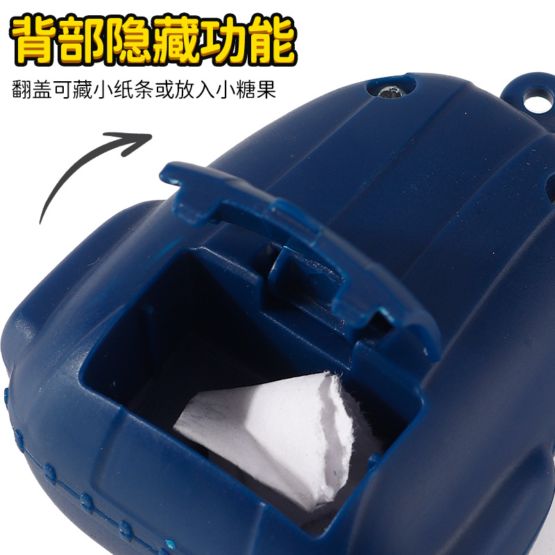 Mochila de estilo de cara, bolsa de emoticones, mochila de astronautas, llavero, interesante desempaquetado, pequeño colgante de pareja de dibujos animados.