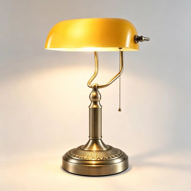 Republic of China retro table lamp creative personality bedroom bedside lamp office study table lamp decorative art middle ancient table lamp