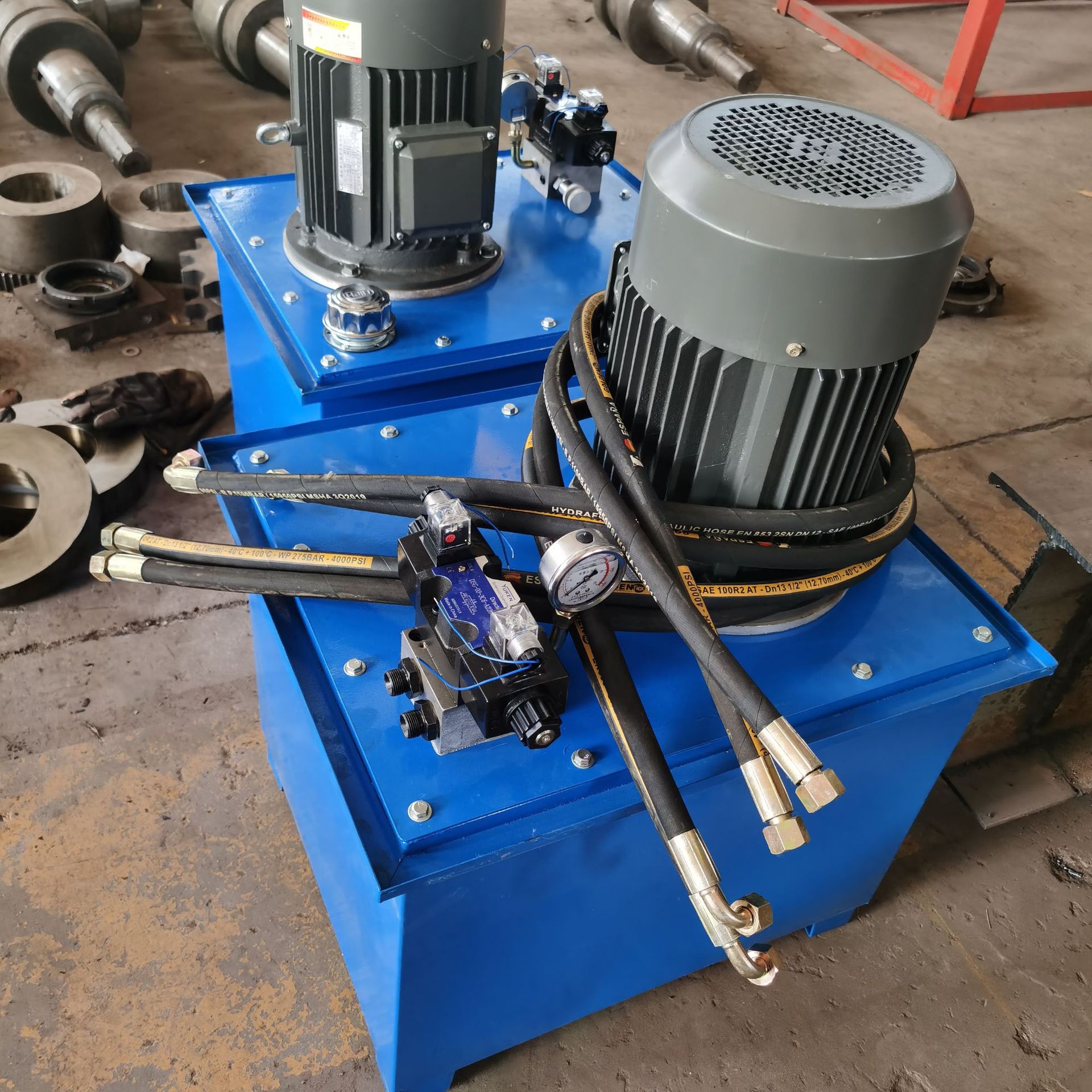 厂家货源钢结构压瓦机泵站配件源头厂家跟踪服务现货液压泵站