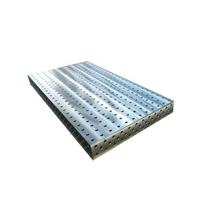 Cast Iron Three-Dimensional Flexible Welding Platform Tooling Fixture Cast Iron Porous Positioning Two-Dimensional Flat Robot Workbench