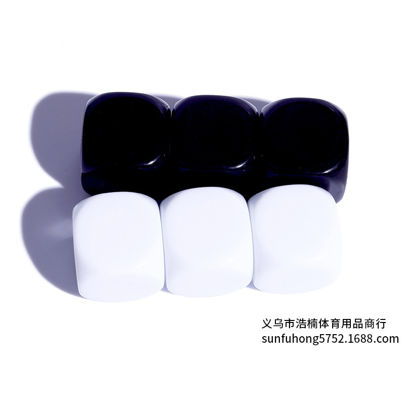 Acrylic plastic plain dice