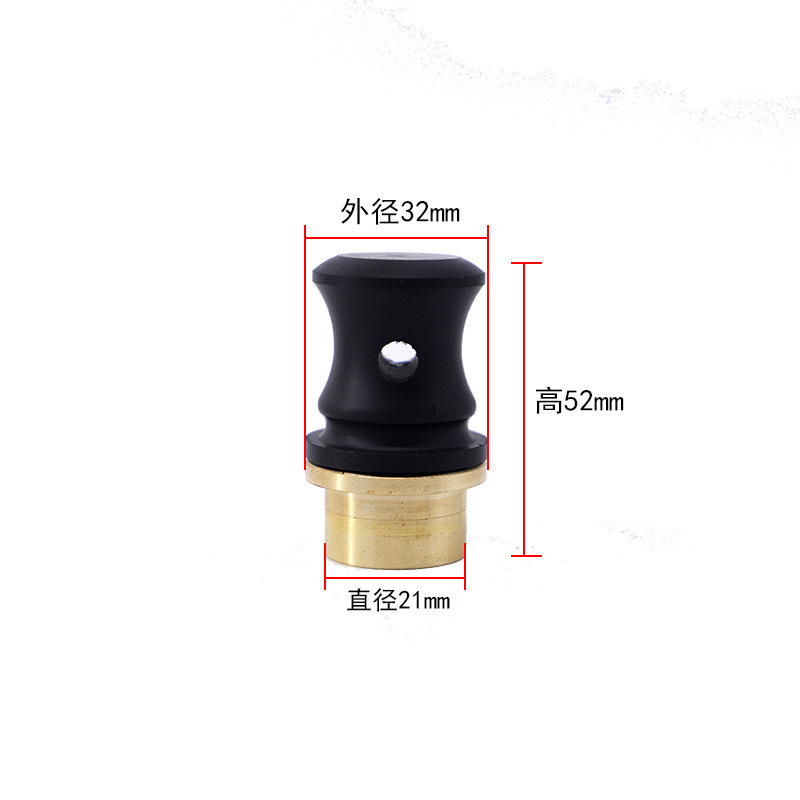 酒葫芦塞子配件传统胡芦嘴大号铜镶口天然酒壶装酒文玩酒具密封塞|undefined