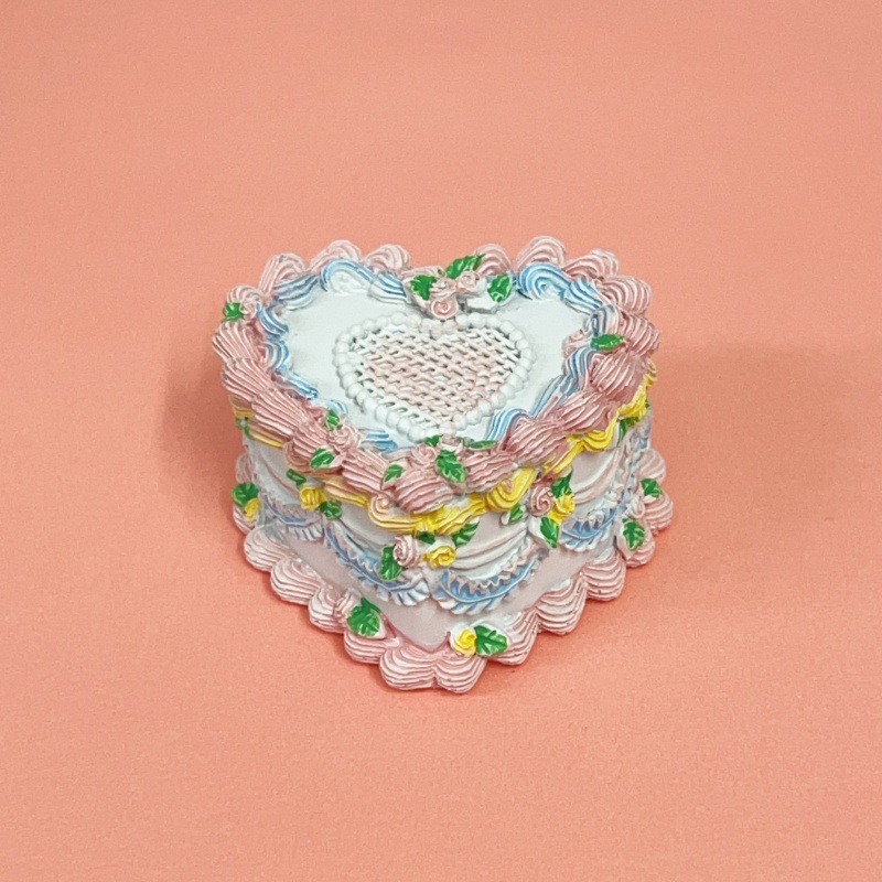 Creatividad de derechos de autor en línea gran tamaño de comida para jugar resina pegatinas de decoración para el hogar pegatinas de postre de pastel de simulación fábrica de stock