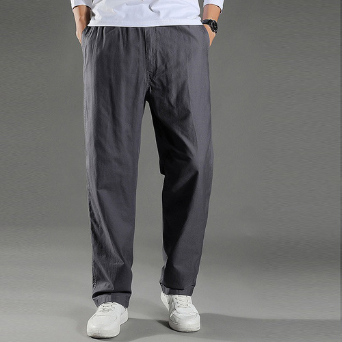 Workwear Pants for Men - Durable and Stain-Resistant Welding Safety Pants for Spring and Autumn - Loose Straight Leg, Large Size - Cross-Border Trade