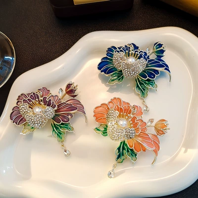 Flower Corsage Pressure Breasted Clothing – Yaxa sancaqları