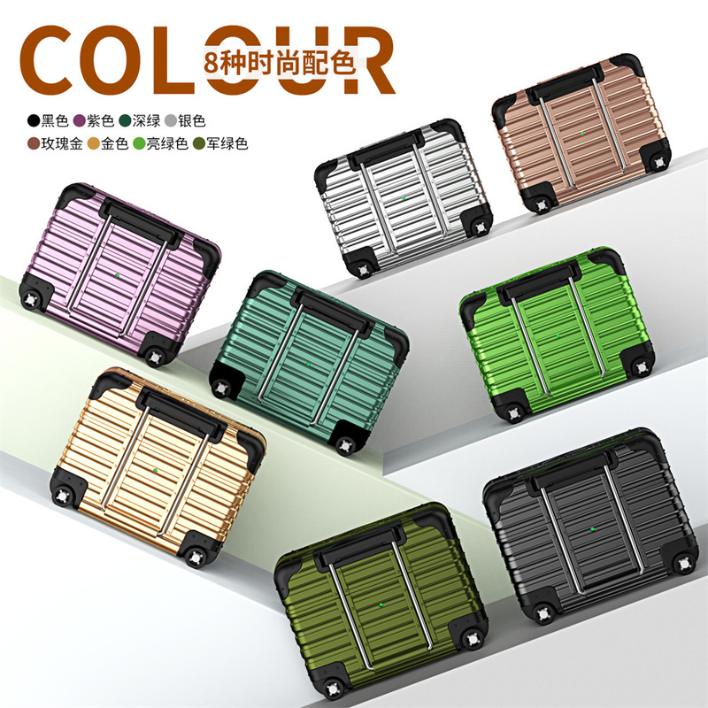 Luggage Case with Stand Suitable for AirPods Pro 3Rd Generation Protective Case, 4Th Generation Pro 2Nd Generation Apple Bluetooth Earphone Case