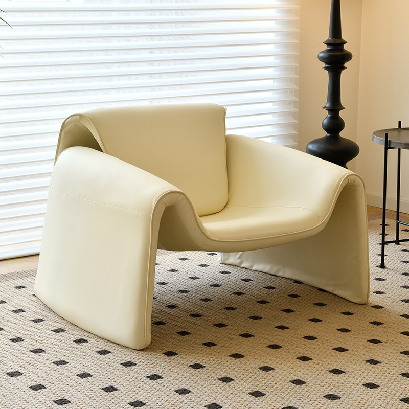 北欧意式网红单人沙发椅螃蟹椅客厅极简设计师创意个性懒人沙发