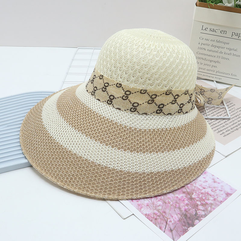 Sombrero de paja para mujer, UV, playa