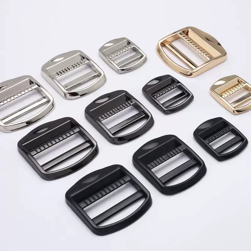 批发金属目字扣书包箱包五金配件背包双肩包肩带四档扣梯形调节扣