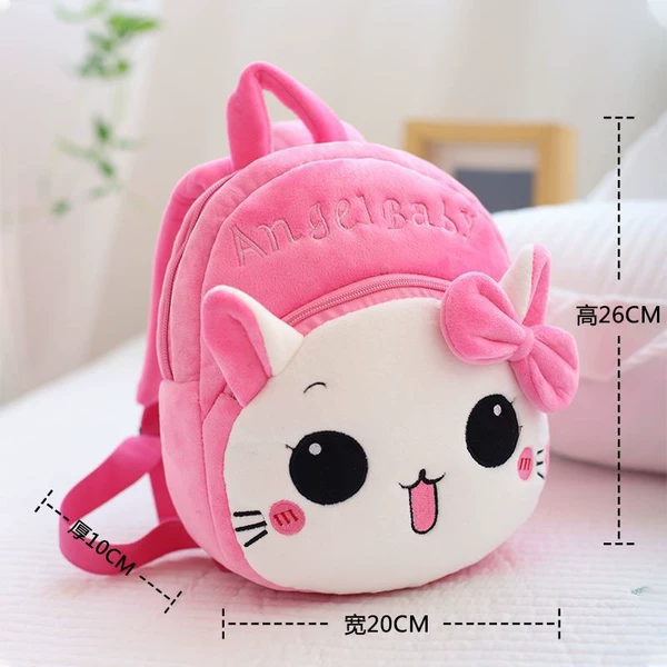 Backpack-Smile Face Butterfly Cat