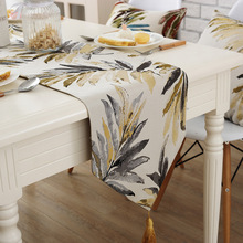 美式桌旗轻奢北欧电视柜高档奢华现代简约茶几餐桌装饰布长条桌布